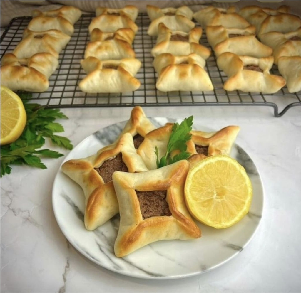 فطائر اللحم السورية المخبوزة في الفرن