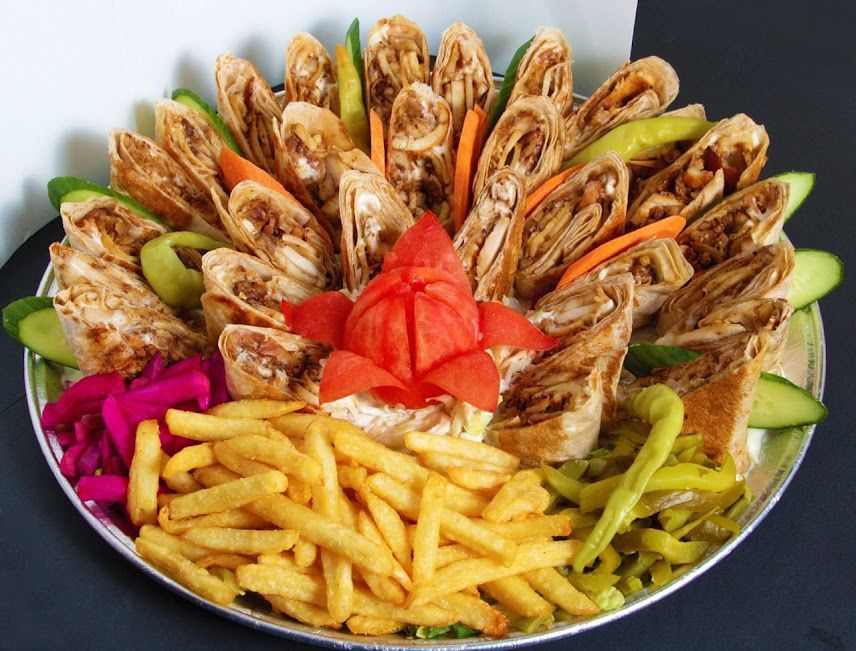 Arabic Chicken Shawarma Plate