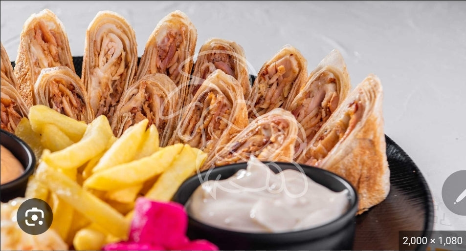 Arabic Chicken Shawarma Plate